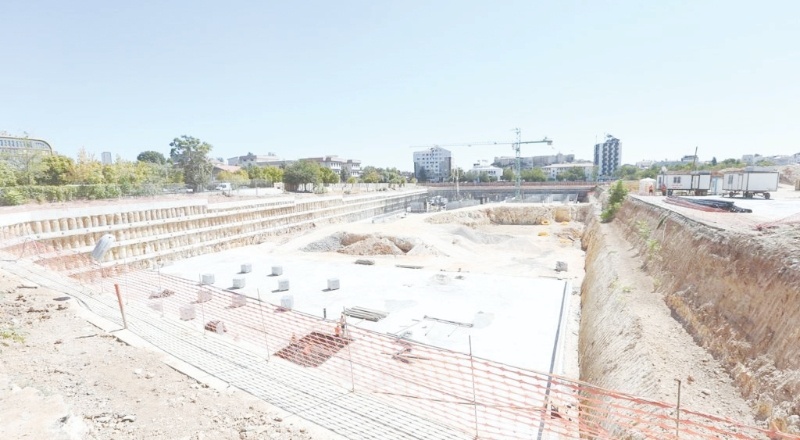 570 araç kapasiteli otopark