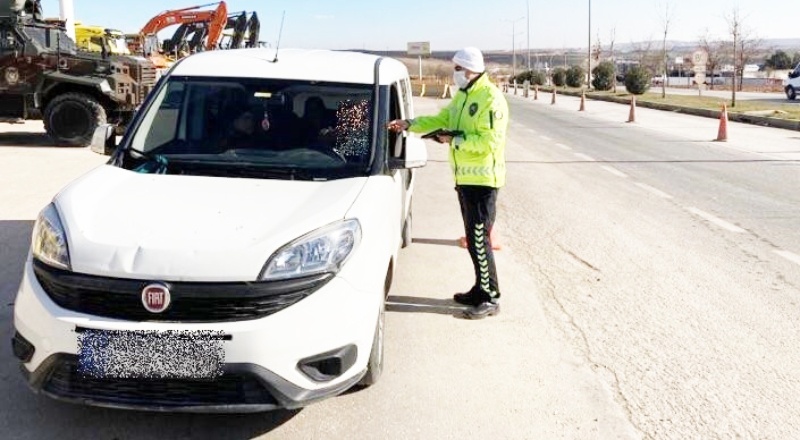 6 günde 4 bin 549 araç ve sürücüsüne ceza kesildi