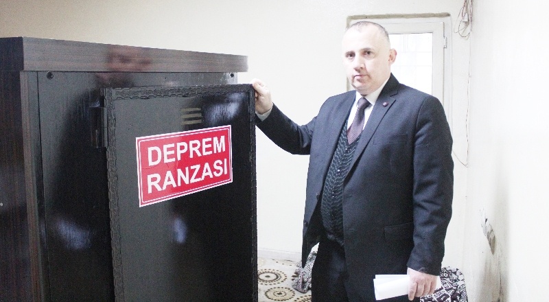 600 ton yük taşıyabilen deprem ranzası üretti