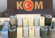620 litre kaçak akaryakıt ele geçirildi