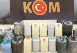 620 litre kaçak akaryakıt ele geçirildi