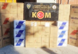 690 bin adet gümrük kaçağı makaron ele geçirildi