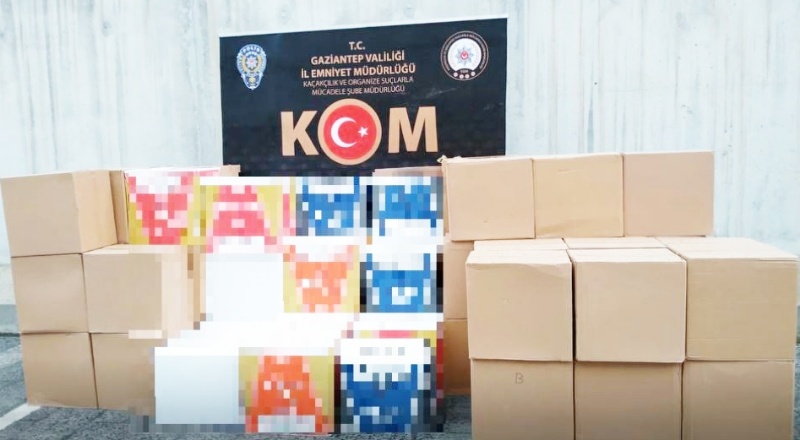 690 bin makaron ele geçirildi