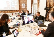 7 büyük ilin belediye başkanları video konferansla bir araya geldi