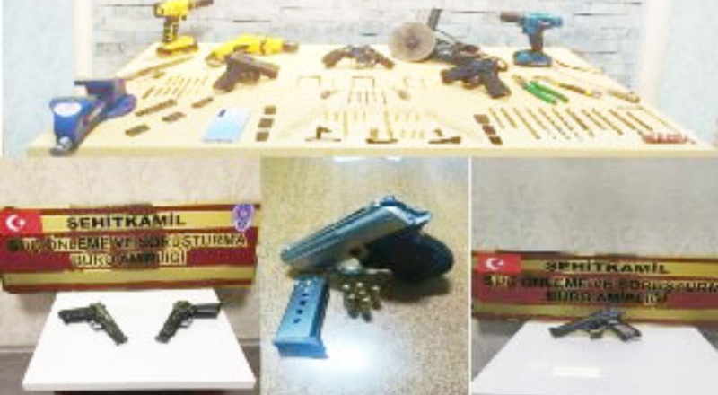 7 tabanca ele geçirildi