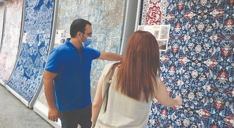 7’nci Makine Halısı Desen Tasarım Yarışması’nda eserler görücüye çıktı