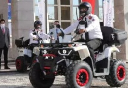 8 adet elektrikli scooter ve 4 adet ATV motosikleti kullanıma sunuldu