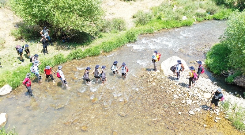 8 bin 650 metre uzunluğundaki kanyon, dağcıların ilgi odağı
