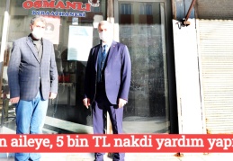 8 bin aileye, 5 bin TL nakdi yardım yapıldı
