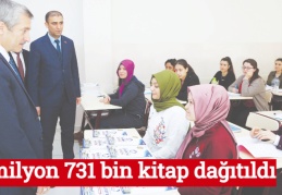 8 milyon 731 bin kitap dağıtıldı