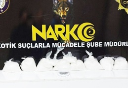8,5 kilo uyuşturucu ele geçirildi