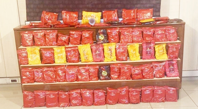 88 kilogram kaçak nargile tütünü ele geçirildi