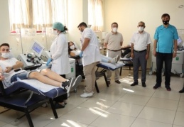 90 sporcu, Gaziantep Üniversitesi Kan Merkezi’nde bağışta bulundu