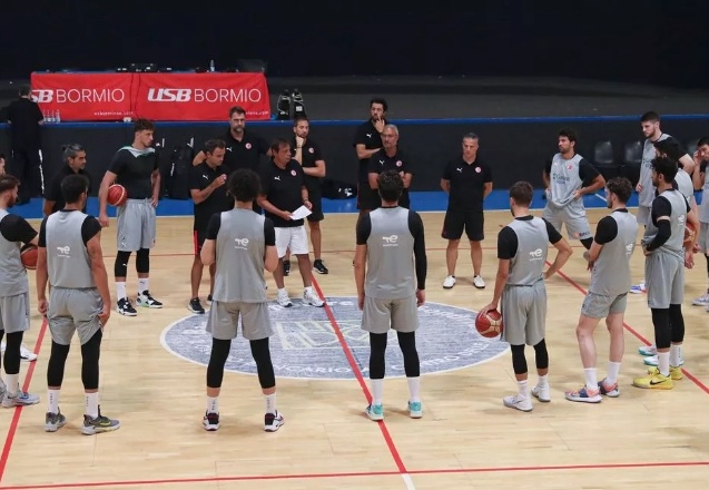 A Milli Basketbol Takımı, Bormio’da çalışmalara başladı