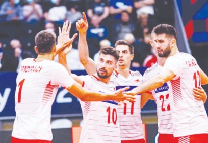 A Milli Erkek Voleybol Takımı, Avrupa Şampiyonası'na galibiyetle başladı