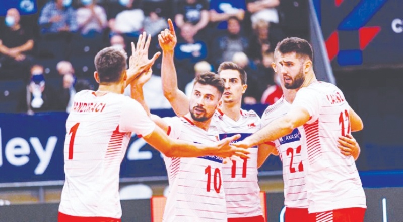 A Milli Erkek Voleybol Takımı, Avrupa Şampiyonası'na galibiyetle başladı