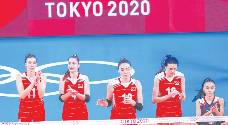 A Milli Kadın Voleybol Takımı, Tokyo Olimpiyat Oyunları'nı 6. olarak tamamladı