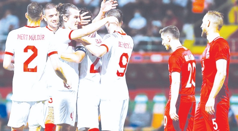 A Milli Takım, Azerbaycan'ı 2-1 mağlup etti