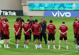 A Milli Takım İsviçre maçı hazırlıklarına başladı