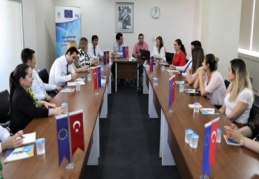 AB destekleri anlatıldı