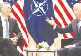 ABD Başkanı Biden, NATO Zirvesi öncesi Stoltenberg'le Beyaz Saray'da görüştü