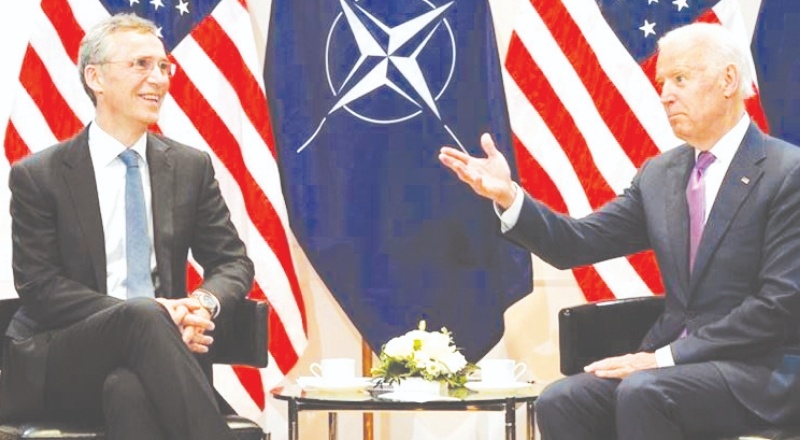 ABD Başkanı Biden, NATO Zirvesi öncesi Stoltenberg'le Beyaz Saray'da görüştü