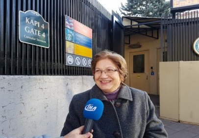 ABD Büyükelçiliğinde vize başvurusu yoğunluğu