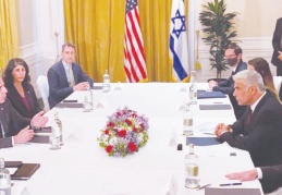 ABD Dışişleri Bakanı Blinken, İsrailli mevkidaşı Lapid ile bir araya geldi