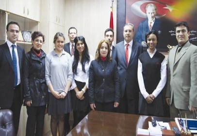 ABD’li öğrenciler Serin’i ziyaret etti