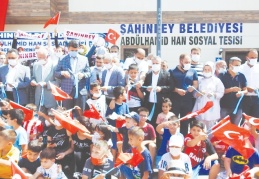 Abdülhamit Han Mahallesi de sosyal tesise kavuştu