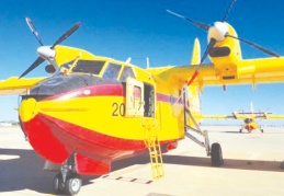 AB'nin yangınlara müdahale için gönderdiği Hırvatistan uçağı geldi