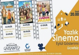 Açık hava sinema şenliği başlıyor