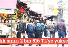 Açlık sınırı 2 bin 516 TL'ye yükseldi