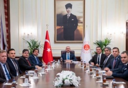 Adalet Bakan Gül, Türkiye Barolar Birliği  Başkanı Erinç Sağkan’la görüştü: Yargı reformu, avukat mesleğinin sorunları gündeme geldi