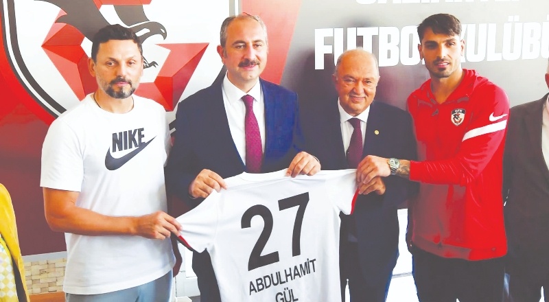 Adalet Bakanı Gül’den Gaziantep Futbol Kulübüne ziyaret