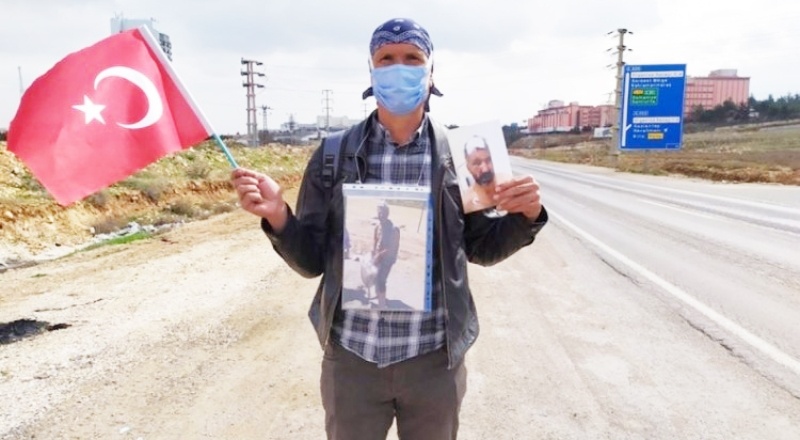 Adalet için yollara düştü