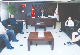 Adamspor’dan TVF’ye ziyaret: “Gaziantep, bizim için önemli”