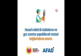 AFAD depremle ilgili bilgilendirme videosu yayınladı