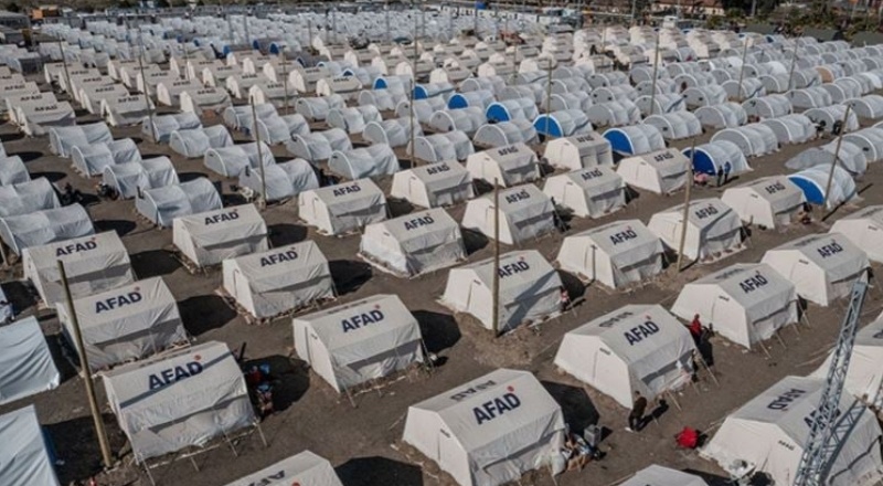 AFAD, Gaziantep’te 49 bin 670 çadır olduğunu açıkladı