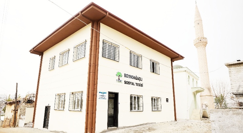 Ağaçlı Boyno Sosyal Tesisi hizmete girdi