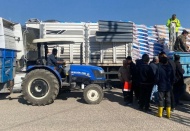 Ahırları ve hayvanları zarar gören üreticilere destek veriliyor