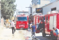 Ahşap üretim atölyesinde çıkan yangın söndürüldü