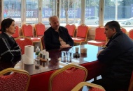 Ailelere taziye ziyaretinde bulundu