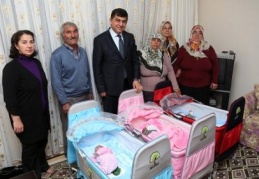 Ailelerin bebek sevinci paylaşılıyor