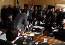 AK Parti heyeti, Kaymakam Cihat Arık’ı ziyaret etti 