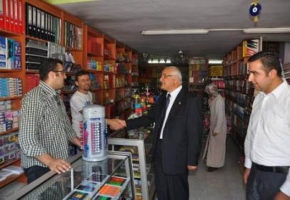 AK Parti Milletvekili Erdoğan, esnafı ziyaret etti 
