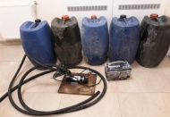 Akaryakıt hırsızı suçüstü yakalandı