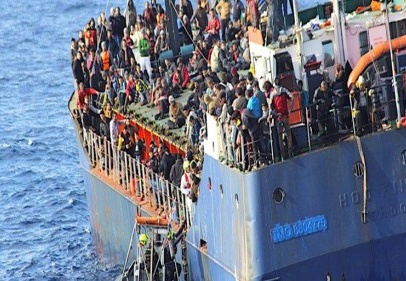 Akdeniz’den Avrupa’ya 157 bin göçmen taşındı
