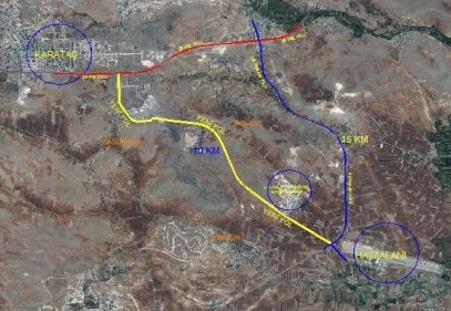 Akkent ile havaalanı arasındaki mesafe kısalacak