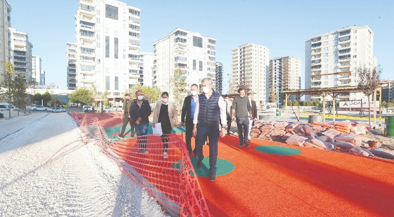 Akkent Mahallesine yeni park yapılıyor